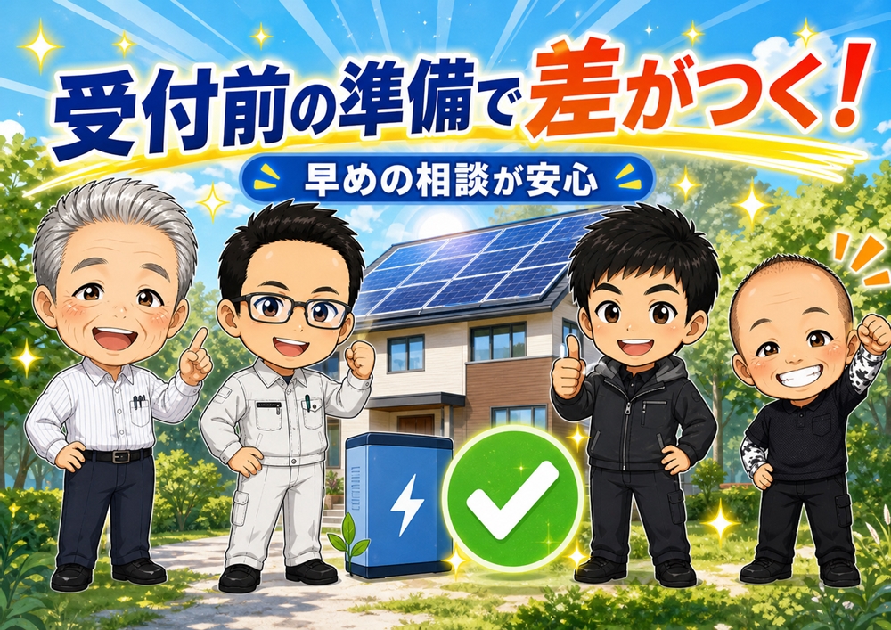 令和8年度ひなたゼロカーボン補助金は受付開始前の準備で差がつきます