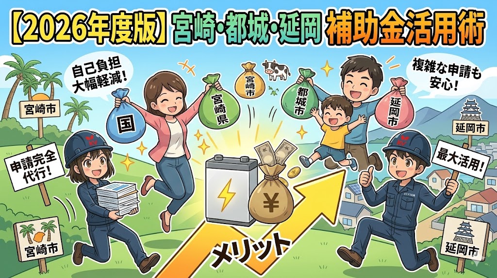 宮崎県の蓄電池補助金