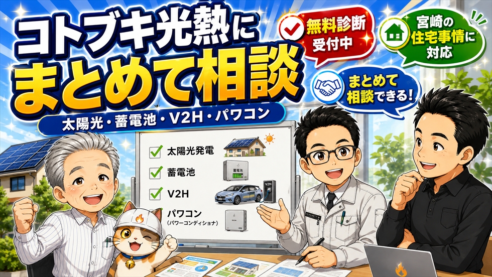 コトブキ光熱に卒FIT相談するメリット