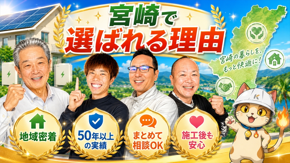 コトブキ光熱株式会社が宮崎で選ばれる理由