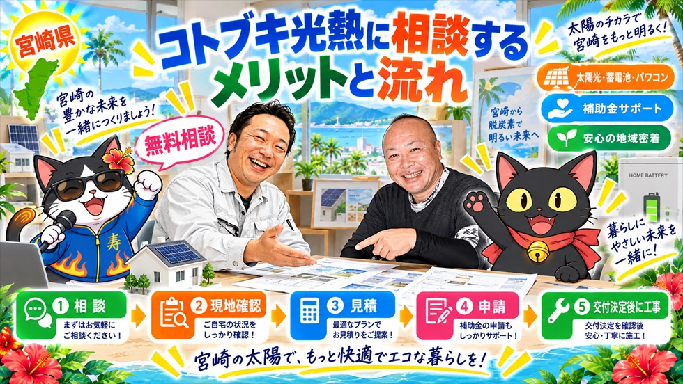 補助金申請で、交付決定前の契約・発注・工事着手が対象外になる注意点を伝えるイラスト