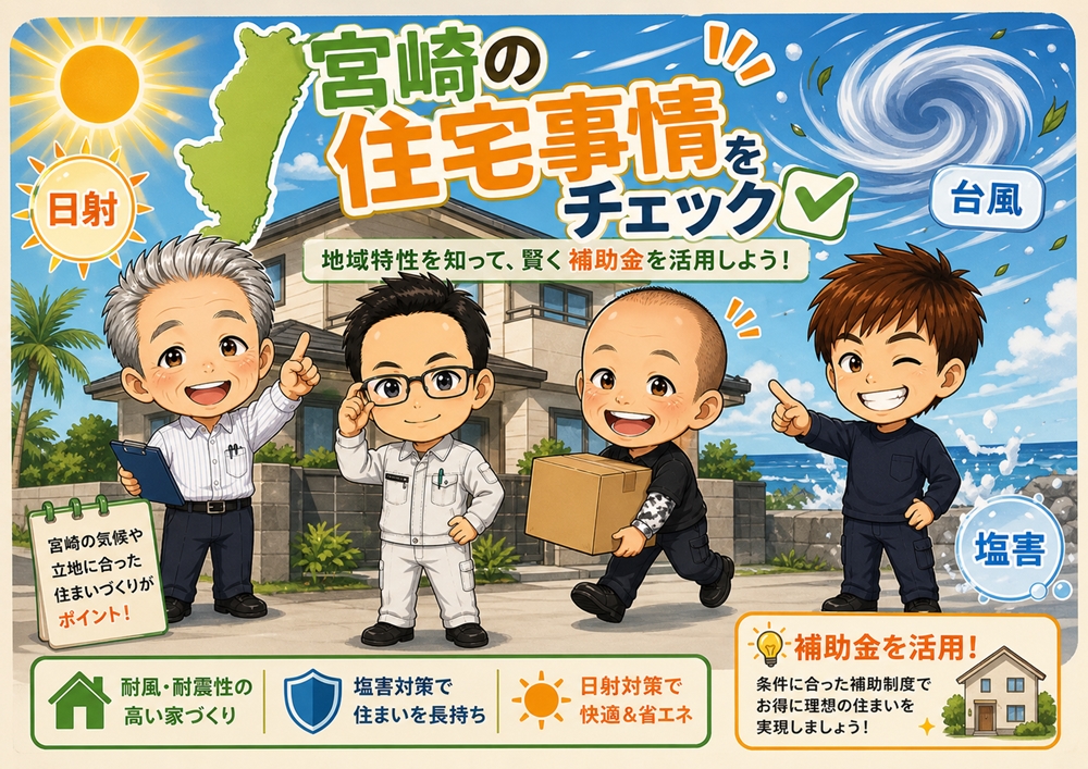 宮崎の住宅事情を踏まえた補助金活用の考え方