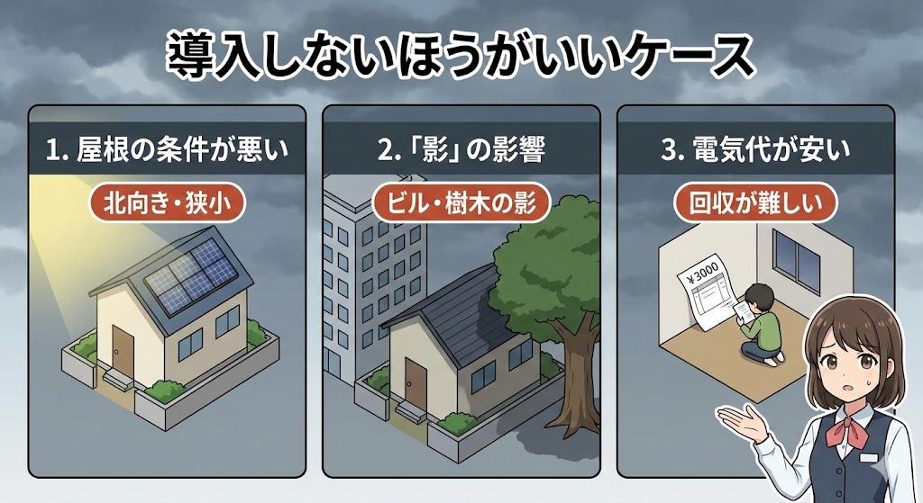 導入しないほうがいいケースの図解