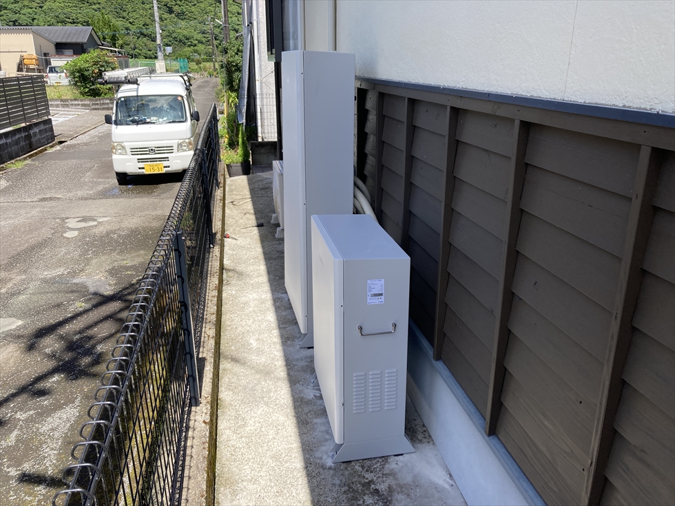 宮崎市清武町 Looop SOLABOX 11.5kWh 設置後