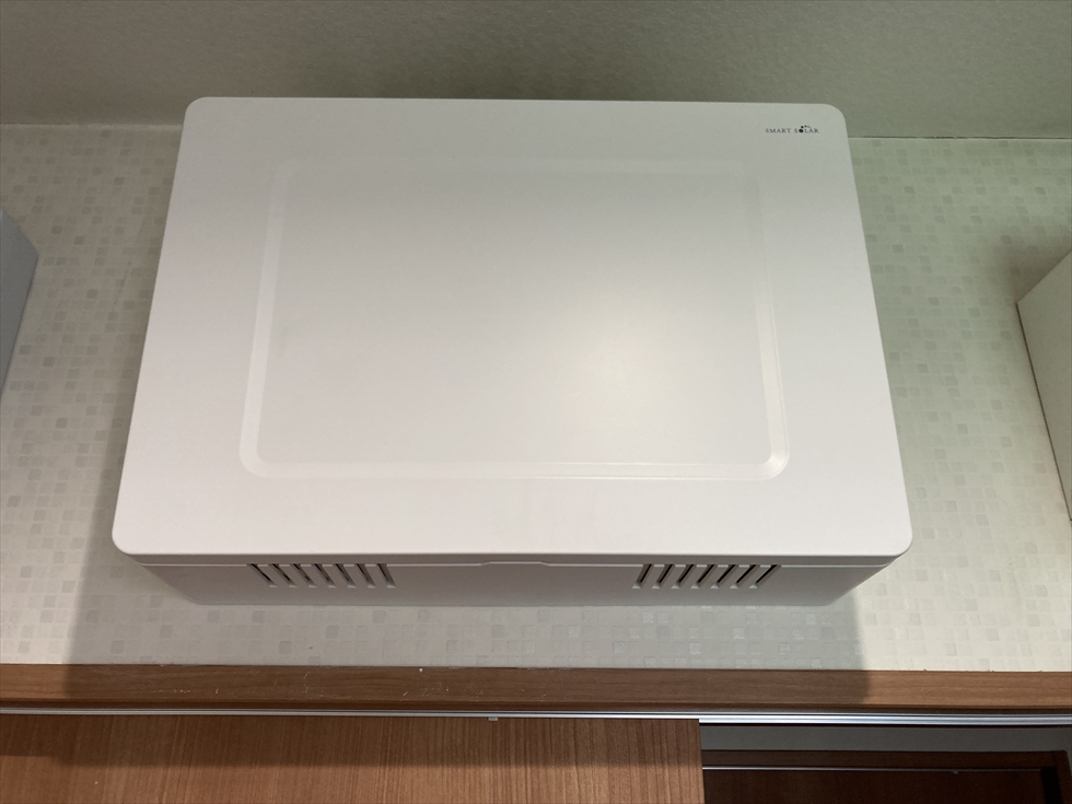 停電時も家中の電気が使えるように新設された全負荷分電盤
