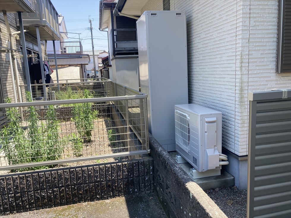 施工後（最新エコキュート）