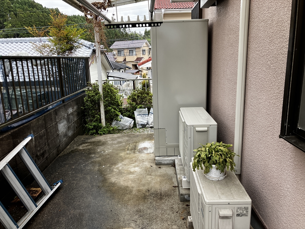 施工後（おひさまエコキュート）