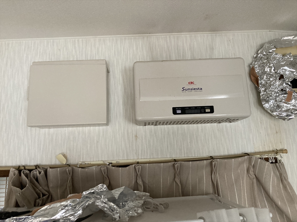 新富町 既設太陽光発電パワーコンディショナ交換前
