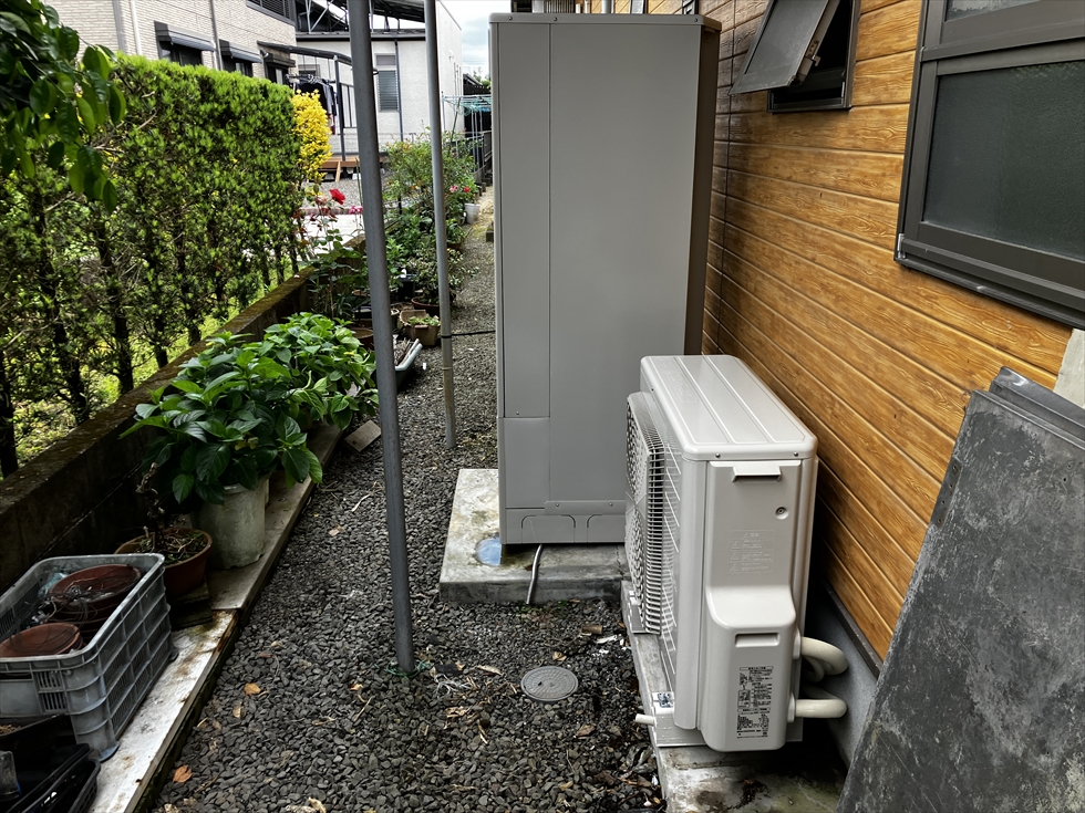 施工後（最新エコキュート）