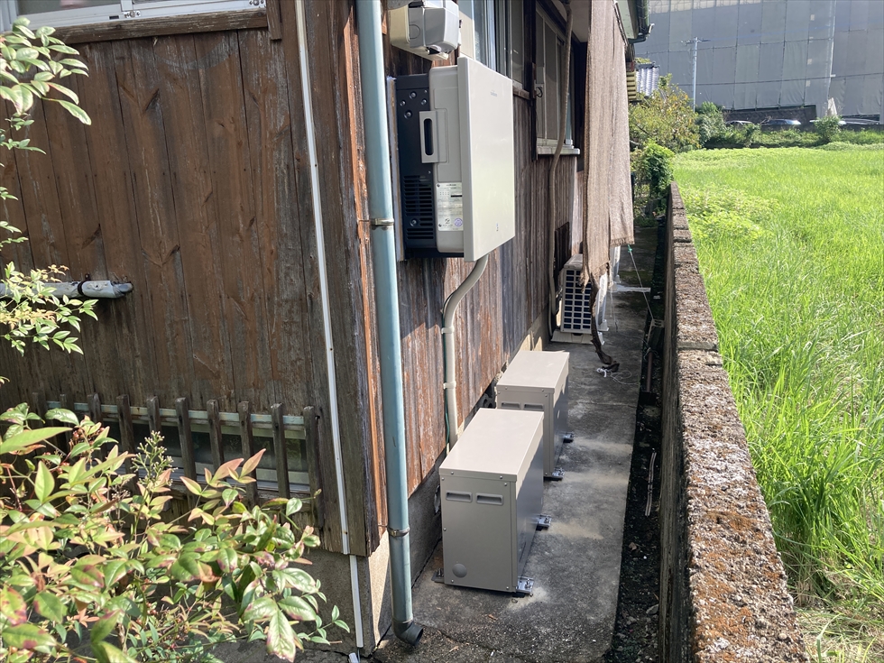 全負荷型で災害時も安心な大容量蓄電池の設置完了(別角度)