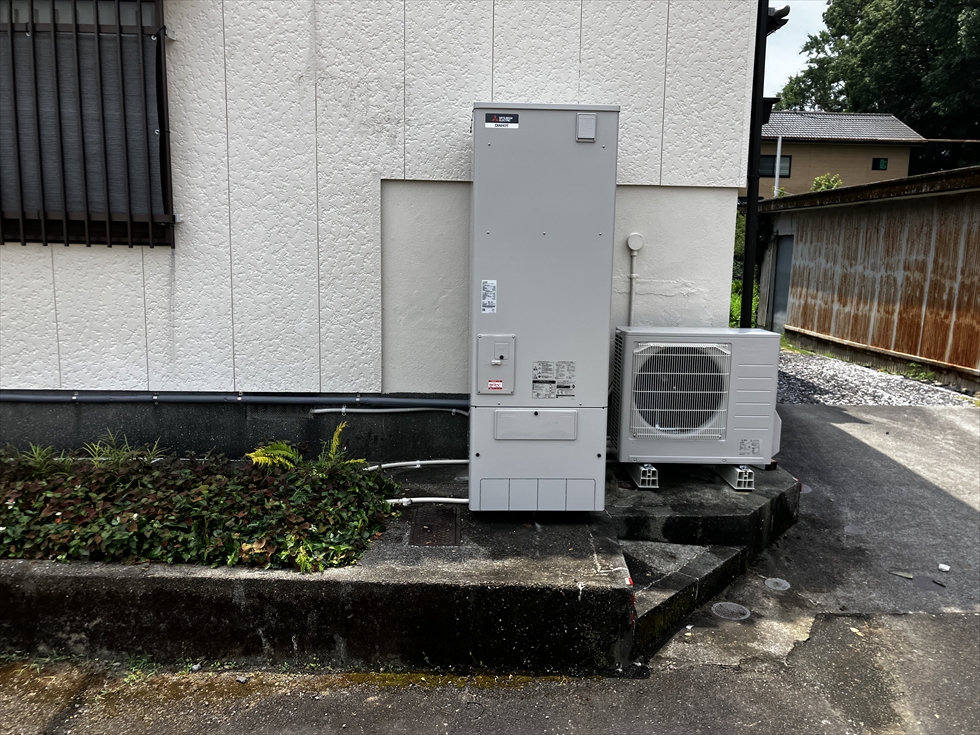 施工後の三菱エコキュート SRT-S377