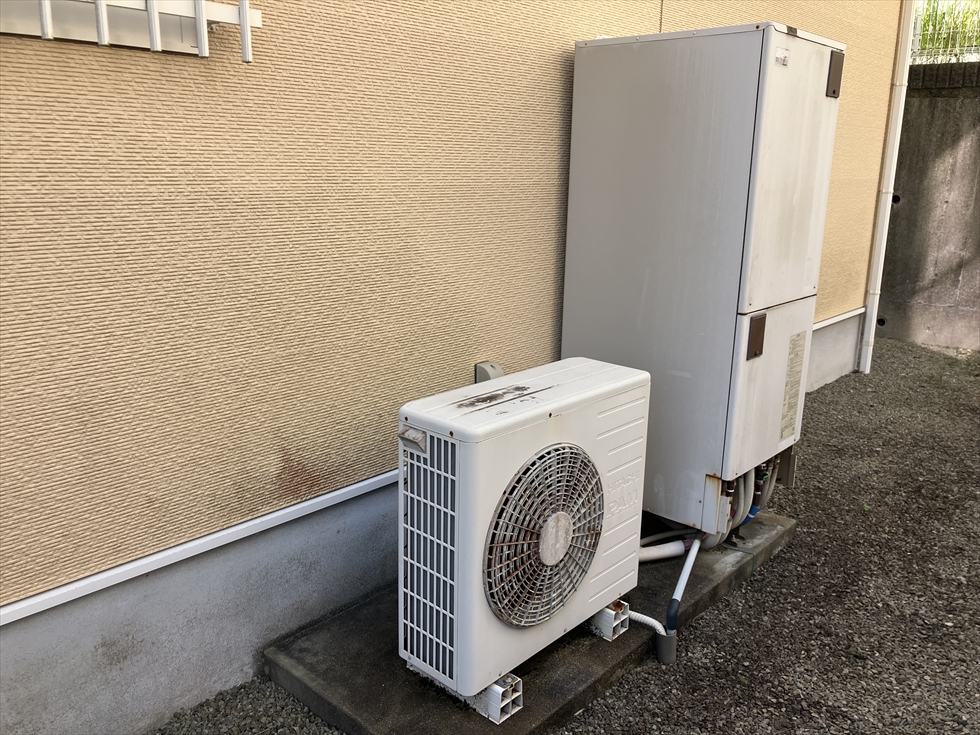 お湯が沸かなくなり完全に停止してしまった2009年製の日立製フルオートエコキュート(BHP-TA371)